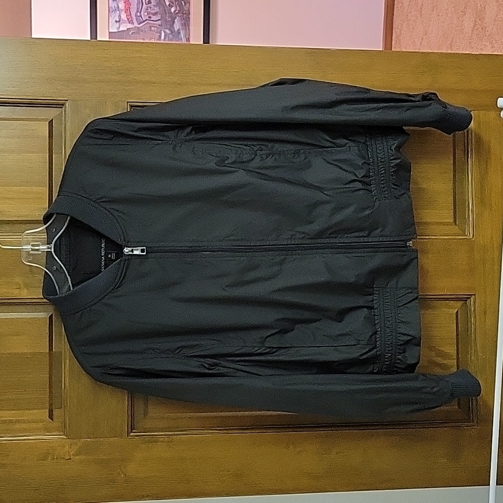 Banana Republic Satin Bomber Jacket